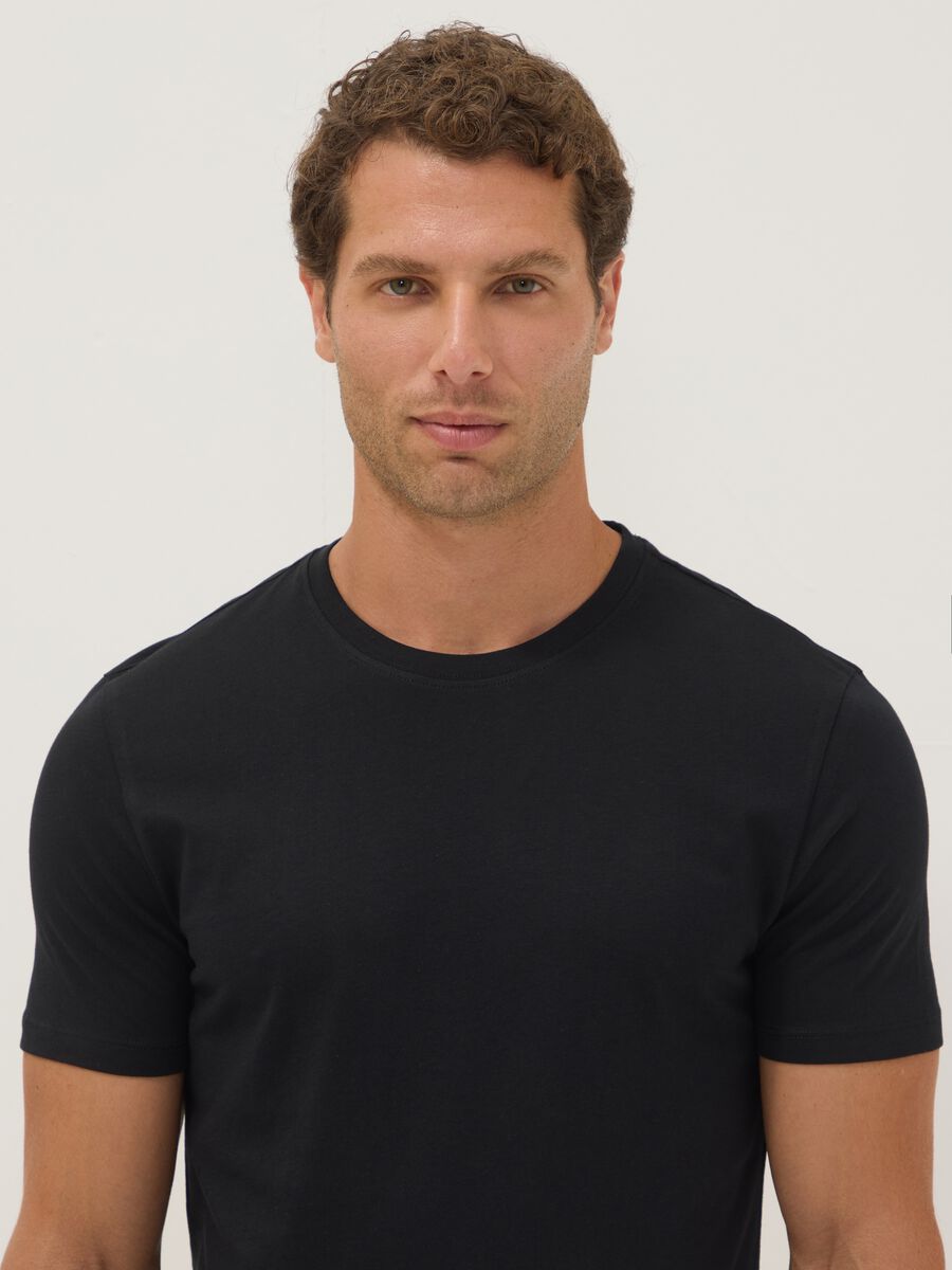 3-pack of black organic cotton short-sleeve T-shirts_1