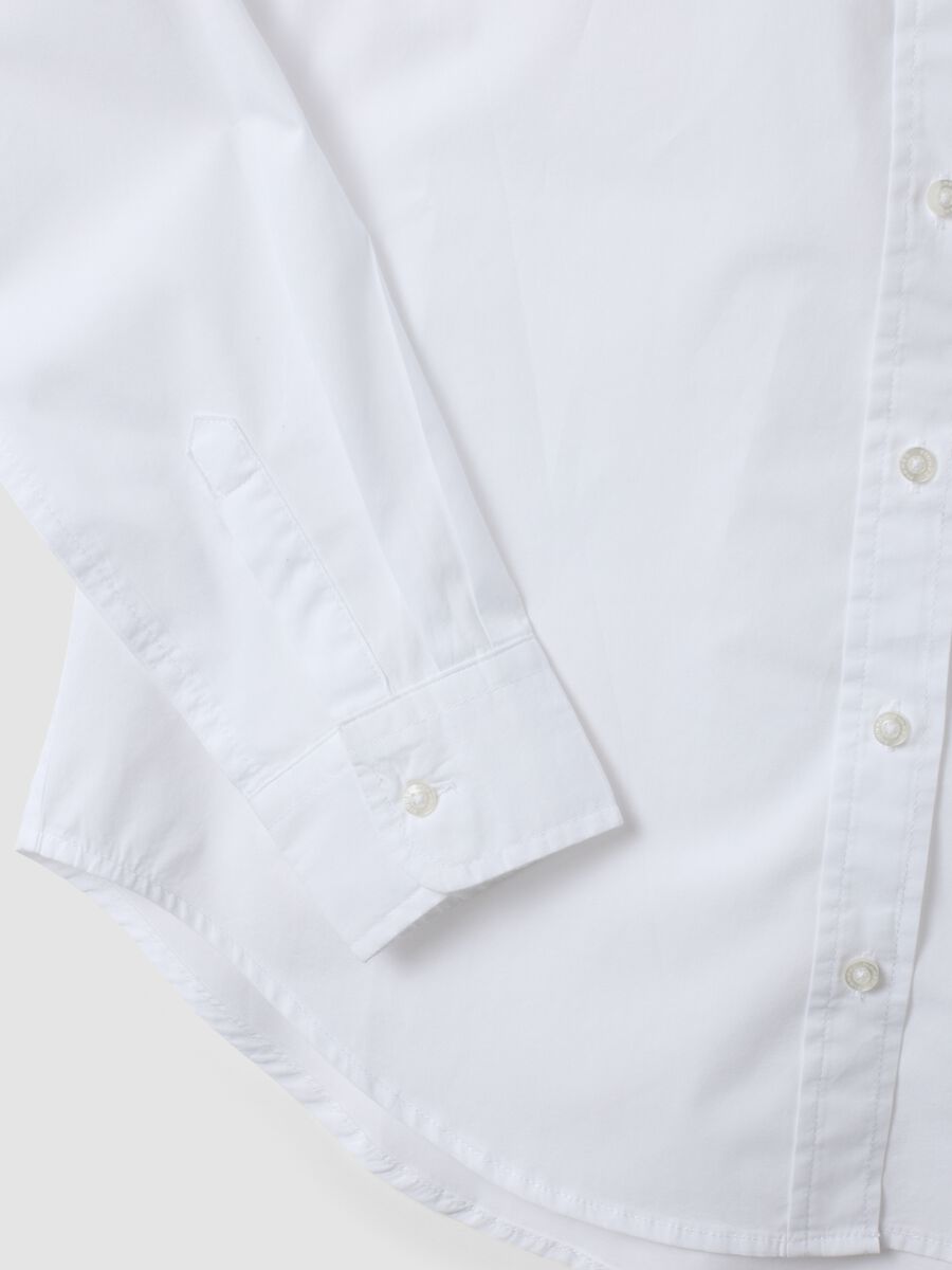 White poplin shirt, regular fit_2