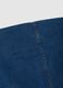 Blue Stretch Cotton Maternity Slim Trousers_5
