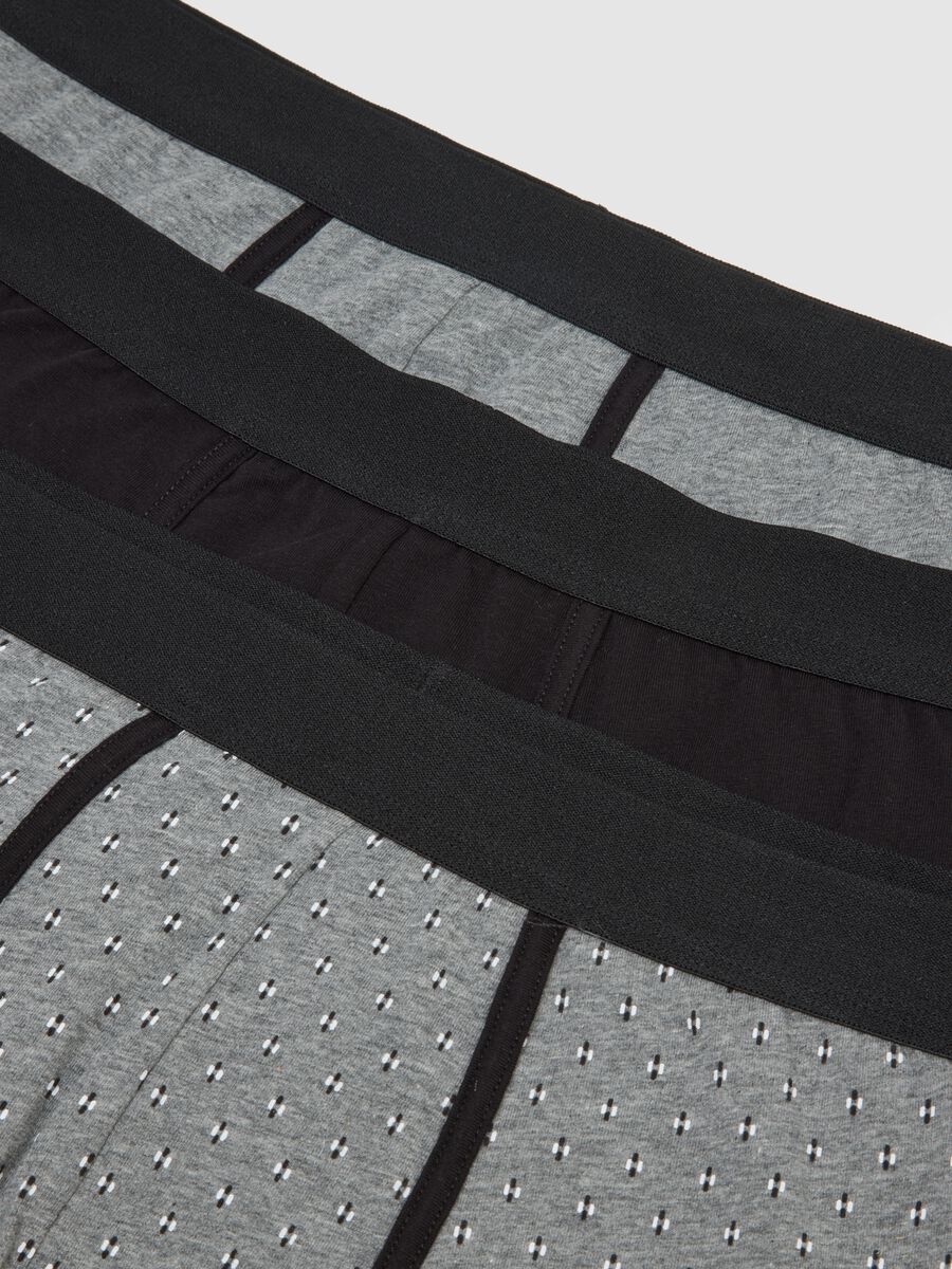 Multicolour Elasticated Cotton Regular Fit Tripack Boxers_5