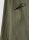 Regular fit pure linen green shirt with pockets_5