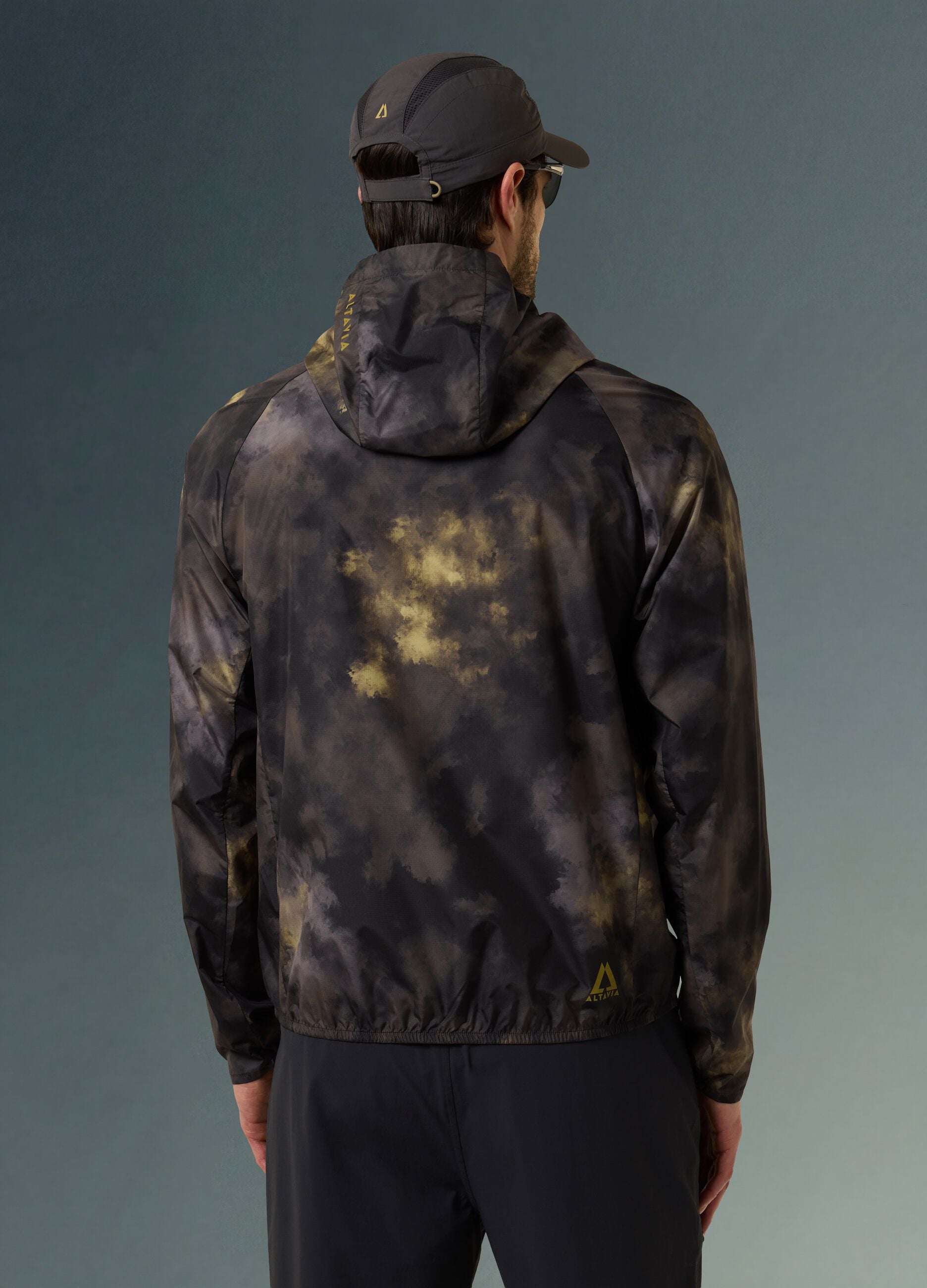Tie Dye Effect Windbreaker Jacket ALTAVIA WITH DEBORAH COMPAGNONI