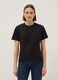 Black pure cotton regular fit T-shirt with sparkly Mickey Mouse_1