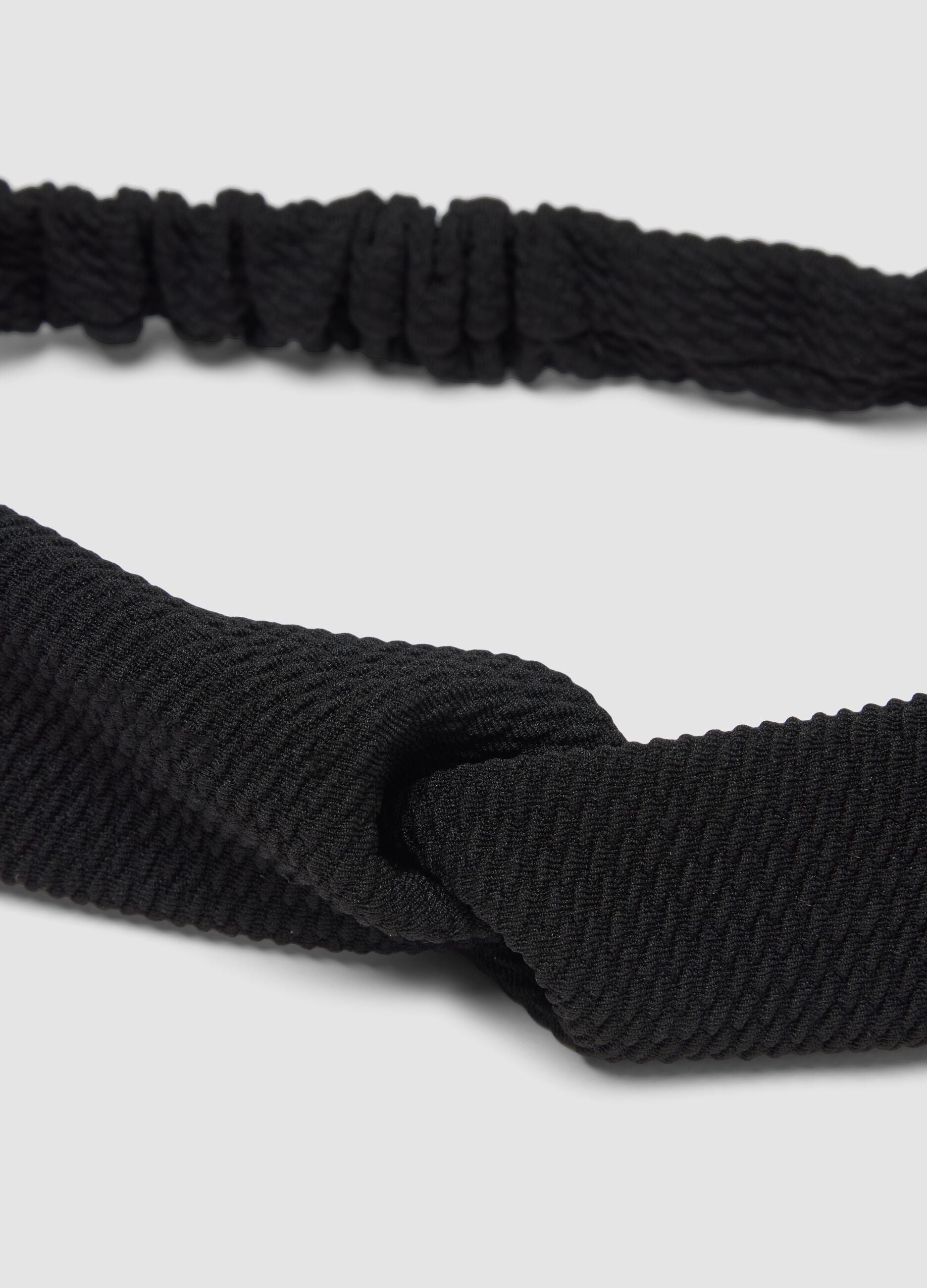 Black braided hairband