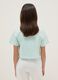 Girl's blue pure cotton boxy fit T-shirt with print_1