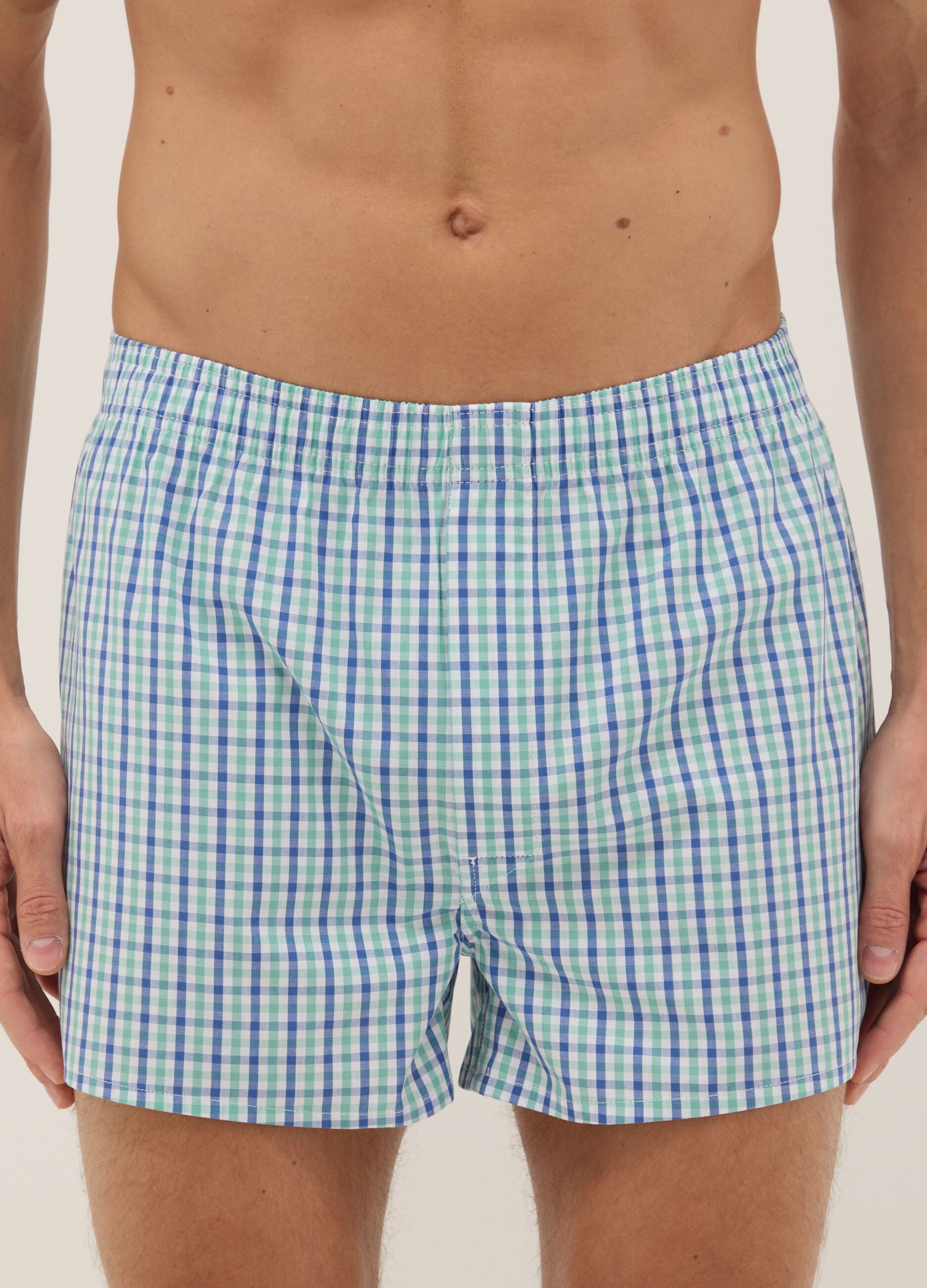 Bipack of multicolour pure cotton regular fit boxers