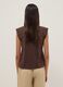 Brown regular fit pure cotton short sleeve T-shirt_3
