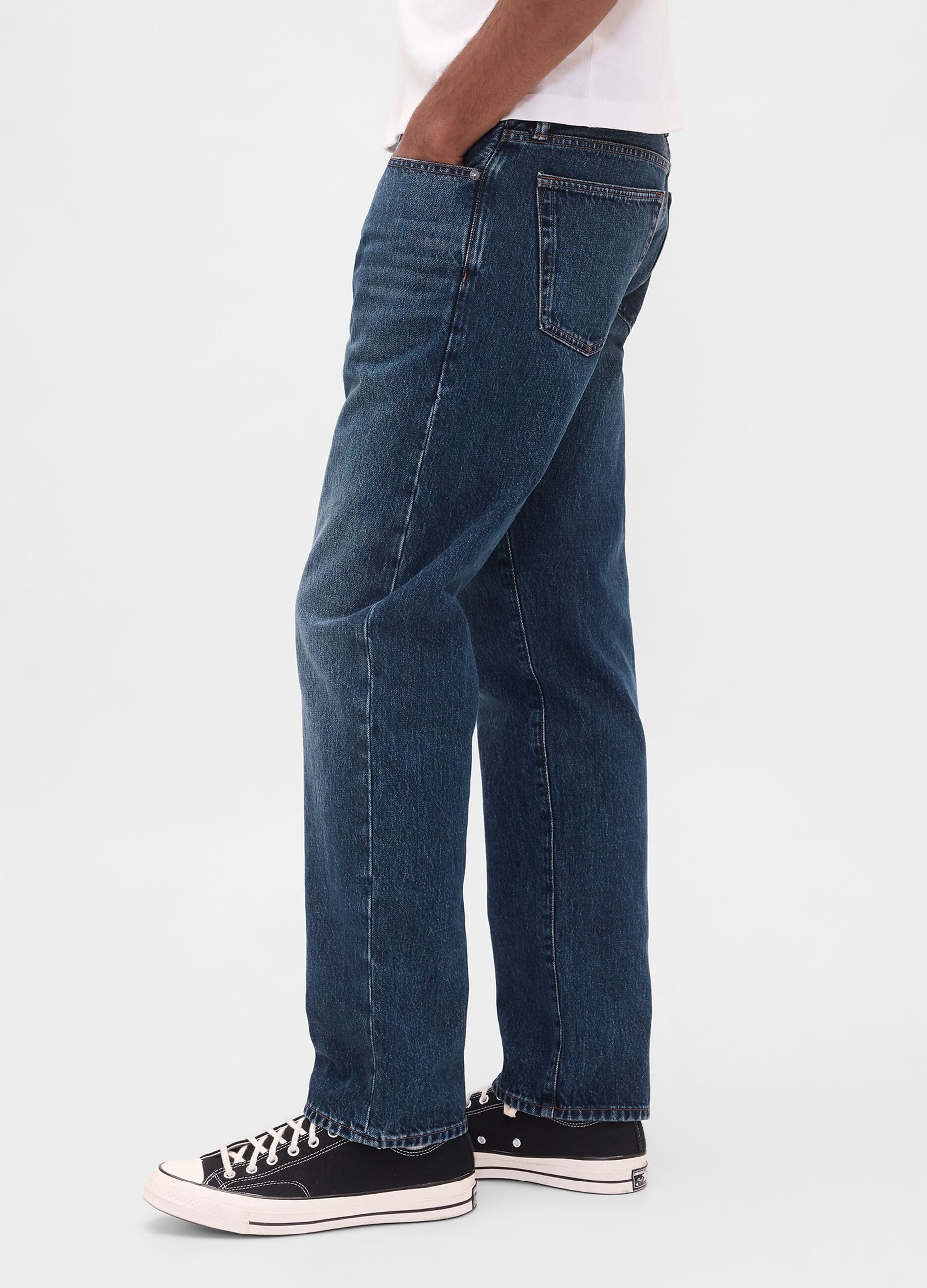 Regular Blue Denim Trousers