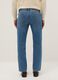 Blue cotton blend trousers regular fit_2