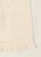 White broderie cotton trousers for baby girls_1