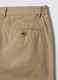 Beige pure cotton carrot-fit chino trousers_5