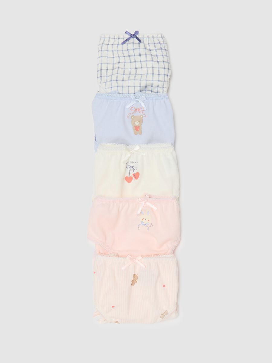 Multipack slip in puro cotone multicolor per neonate_3