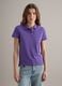 Purple regular-fit polo in 100% organic cotton_2
