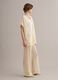 White crochet viscose-blend cardigan with fringes, regular fit_1