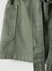 Adjustable green pure cotton skirt for girls_3