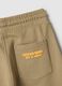 Children's beige pure cotton joggers regular fit_3