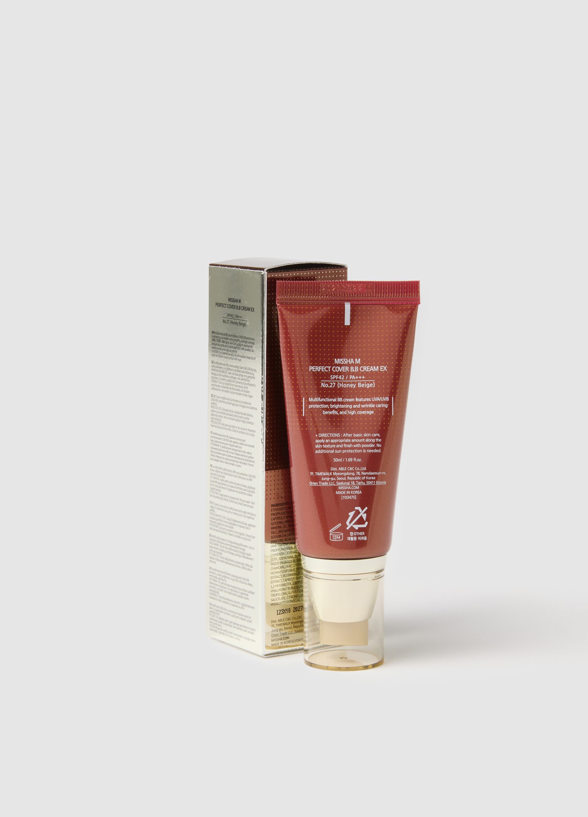 MISSHA BB CREAM SPF42 27 50ML - Korean Makeup