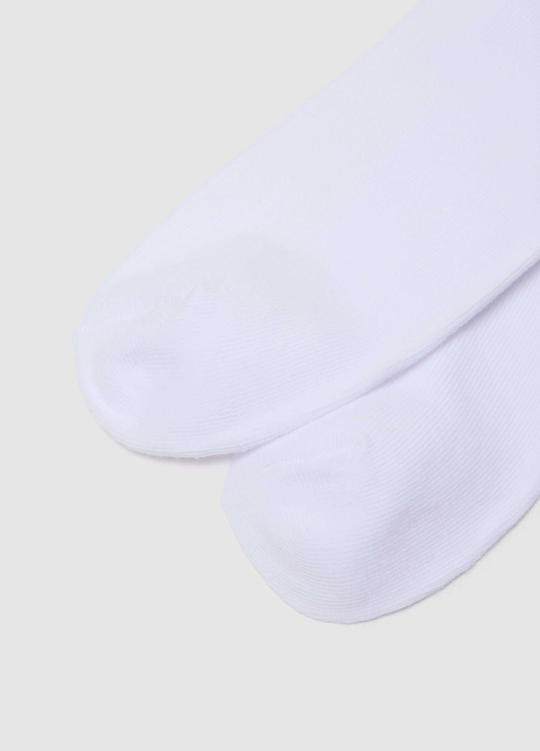 Multipack of Short White Cotton Blend Sports Socks