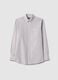 Multicolour Striped Cotton Blend Shirt - Regular Fit_4