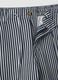 Multicoloured striped regular fit linen-cotton blend shorts_5