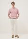 Pink pure cotton short-sleeve T-shirt &ndash; relaxed fit_1