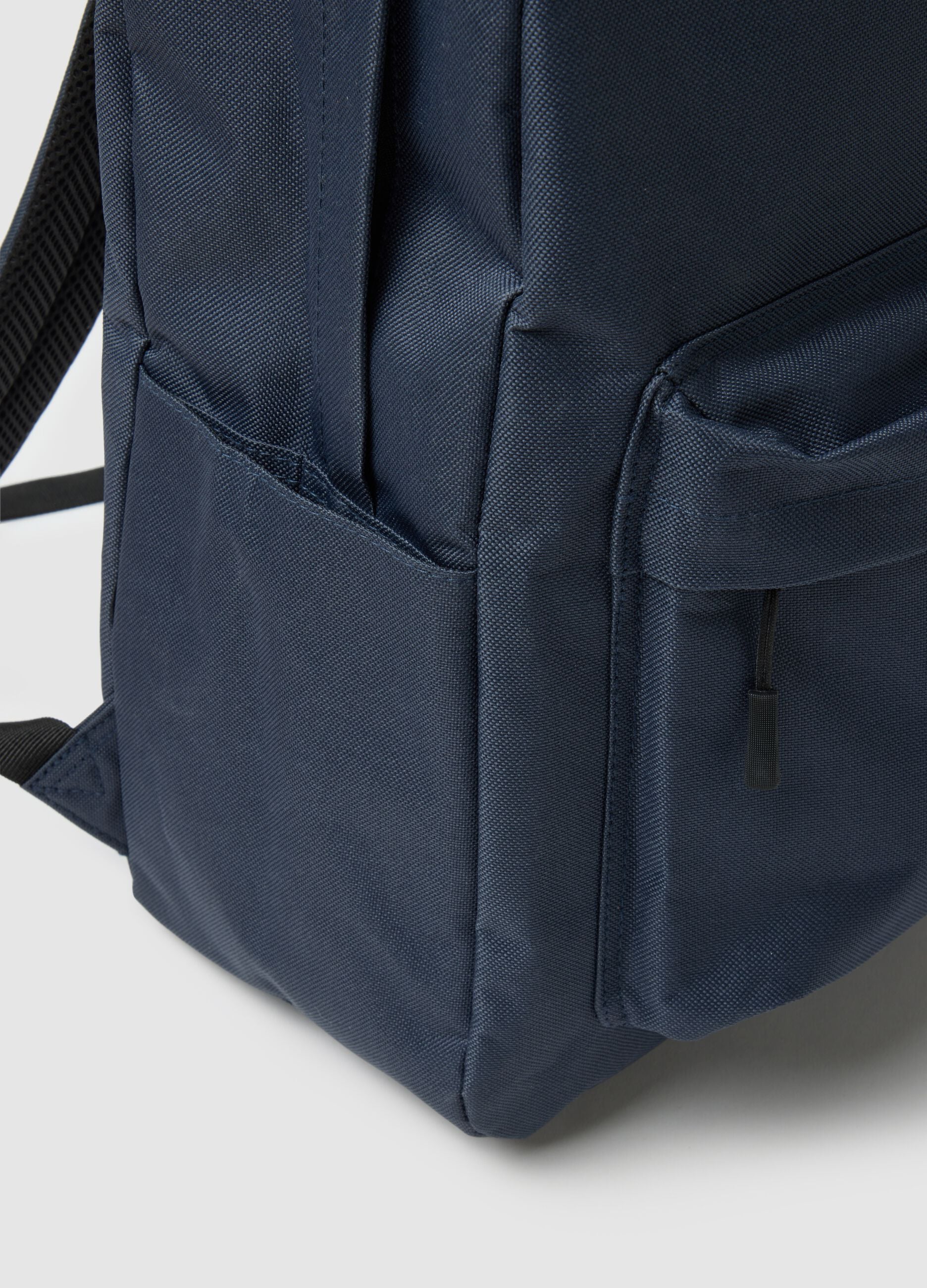 Blue Backpack with Extra Pockets