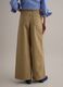 Beige wide-leg denim cotton jeans_2