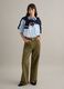 Light blue regular fit pure cotton long-sleeved shirt_0