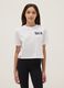 White short-sleeve pure cotton T-shirt_0