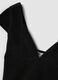 Black stretch viscose-blend V-neck regular-fit T-shirt_5