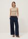 Beige glitter top with thin straps, regular fit_1