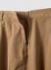 Brown midi skirt in pure cotton_5