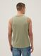 Green pure cotton vest top_3