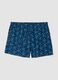 Blue boxer swim shorts with starfish print_4