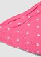 Pink striped stretch bikini with contrast flowers_3