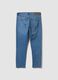 Blue slim-fit stretch cotton jeans_1