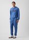 Cotton Blend Joggers with Logo_0