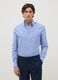 Multicolour striped, regular fit, easy iron cotton blend shirt_0