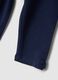 Slim fit blue stretch cotton leggings for girls_2