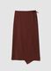 Brown cotton-linen blend pareo_4