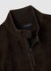 Brown genuine leather jacket regular fit with full zip_6