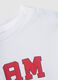 White pure cotton toddler t-shirt regular fit with tiger_3