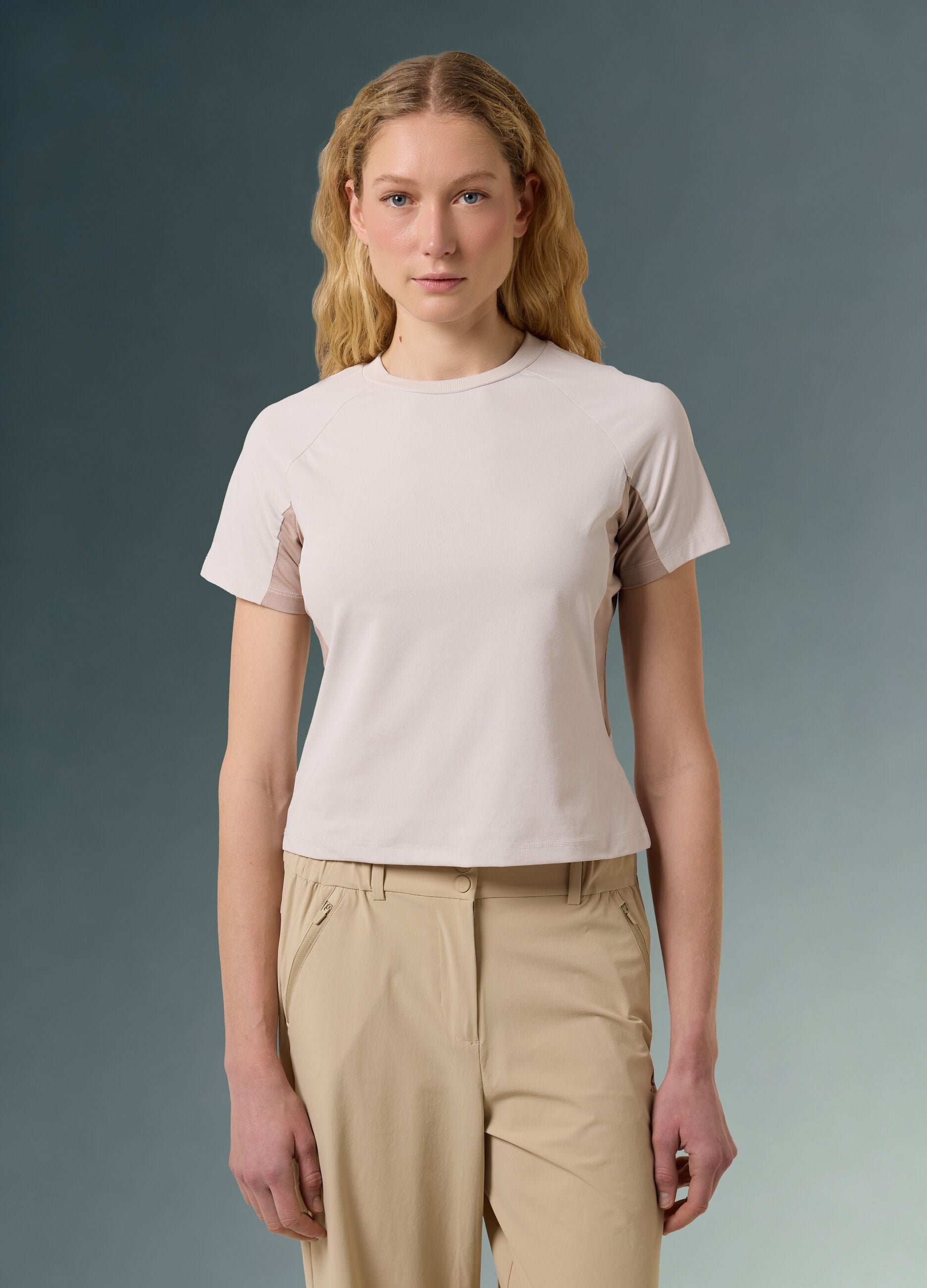 Technical T-shirt with mesh inserts ALTAVIA WITH DEBORAH COMPAGNONI