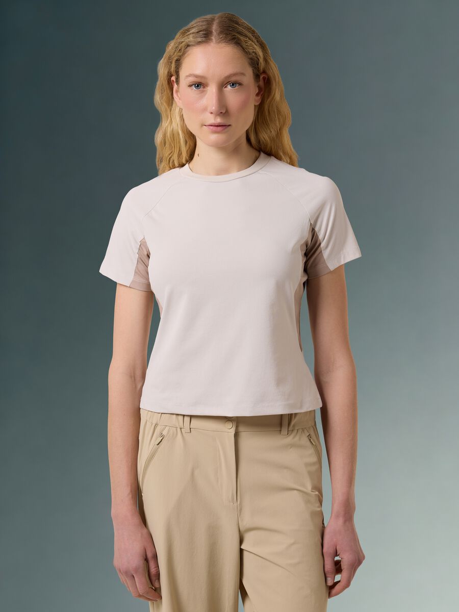 Technical T-shirt with mesh inserts ALTAVIA WITH DEBORAH COMPAGNONI_0