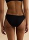 Black regular fit microfiber briefs with lace details_2