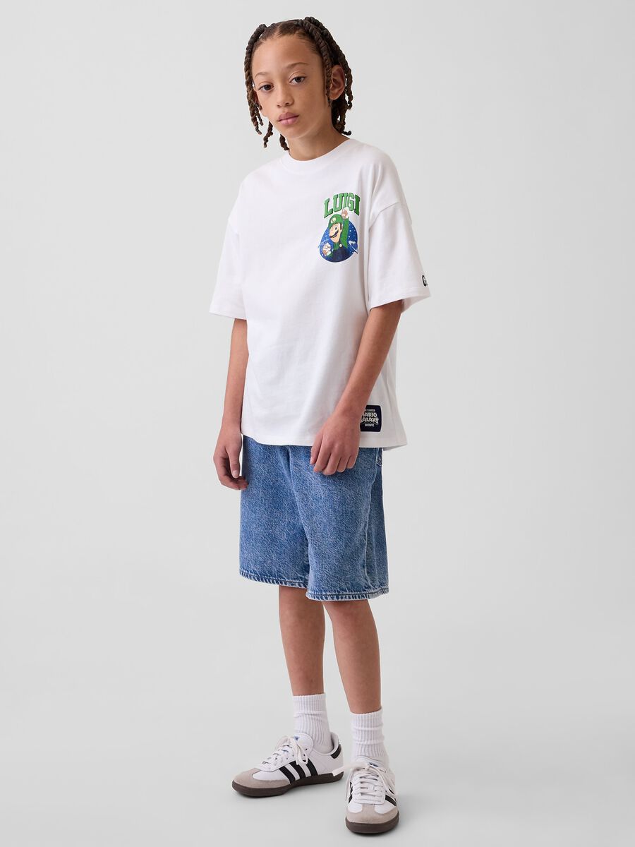 Super Mario Nintendo pure cotton short-sleeve T-shirt_1