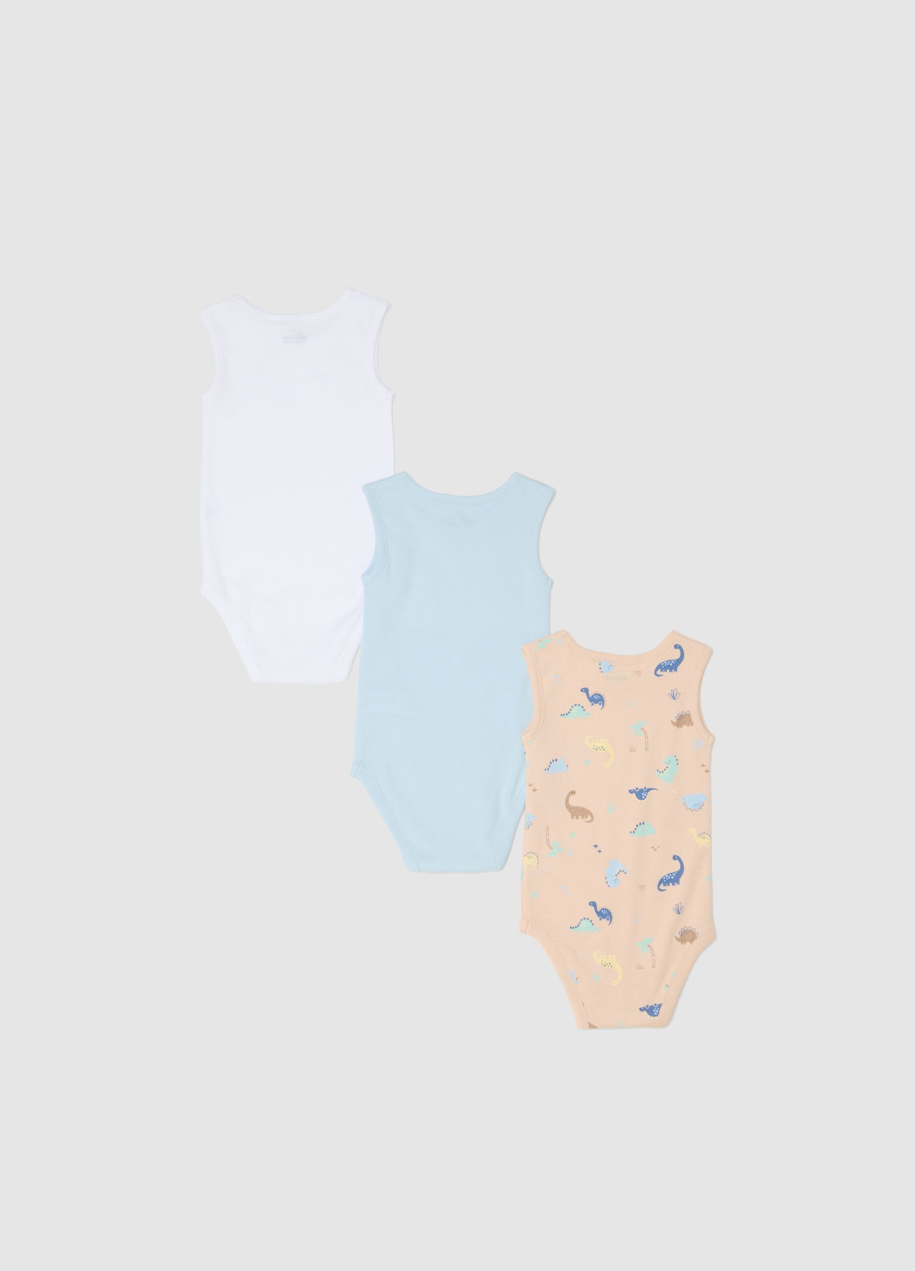 Multi-coloured pure cotton baby bodysuit regular fit