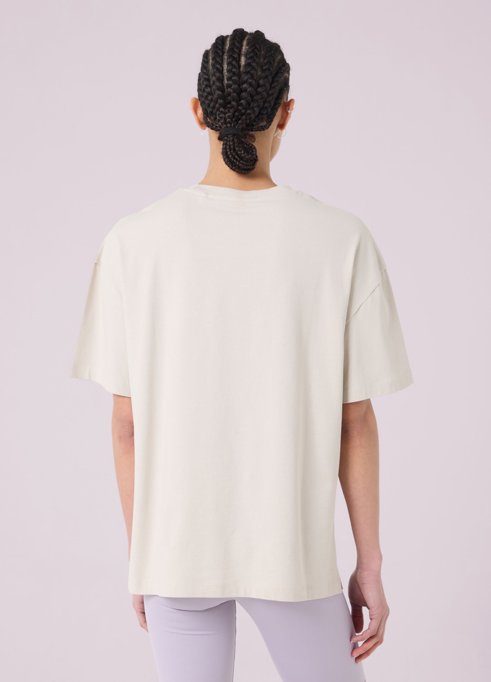 Stretch Cotton Oversized T-shirt ALTAVIA STUDIO