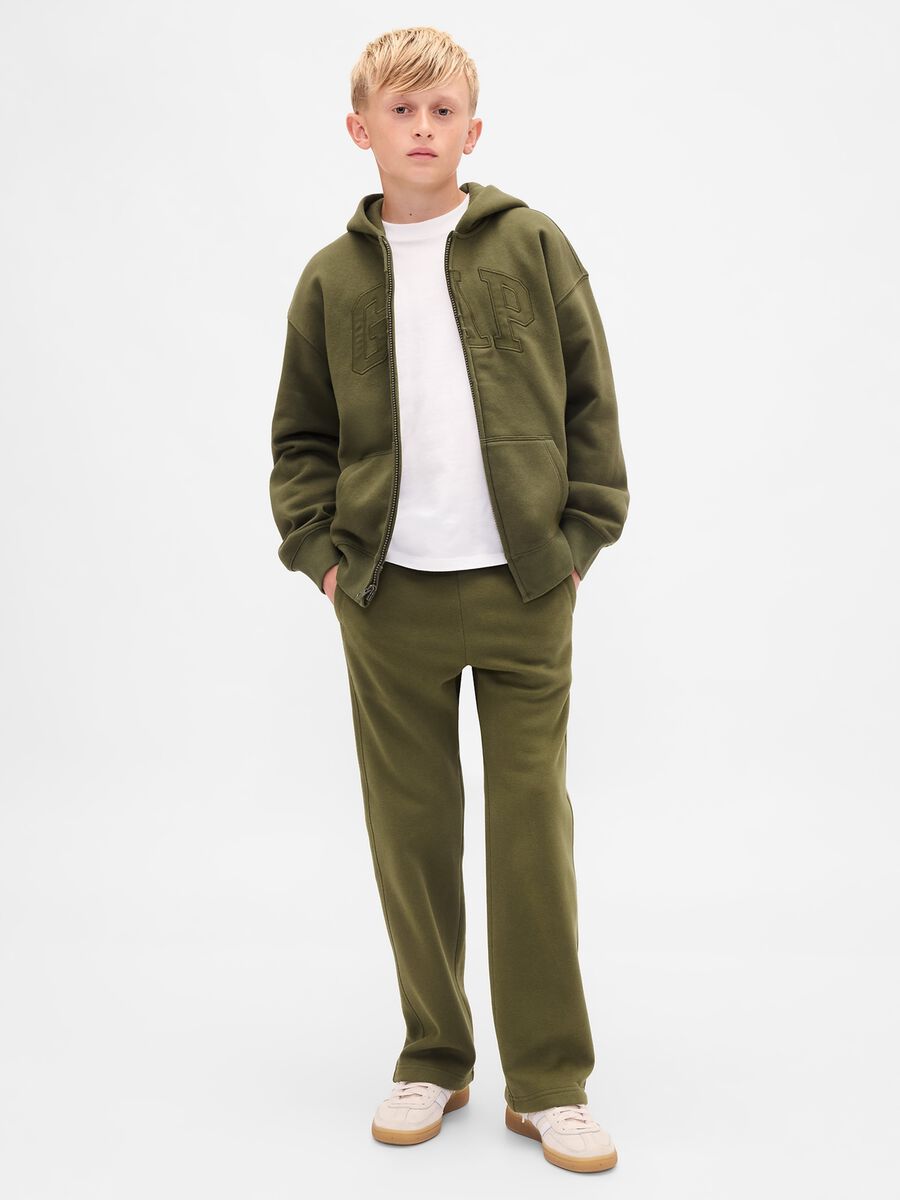 Green Hoodie with Full Zip_2