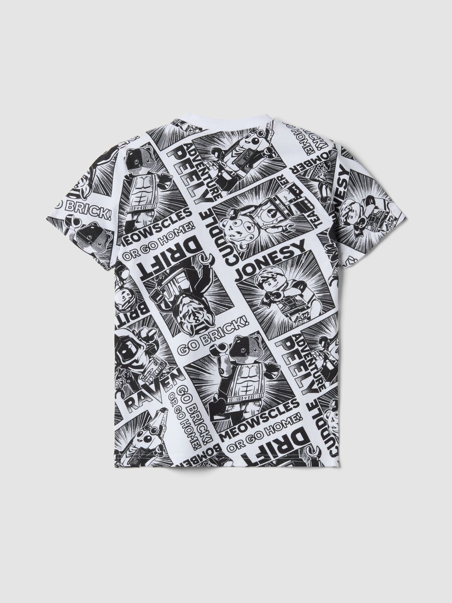 Multicolour pure cotton kids' regular fit T-shirt with prints_4